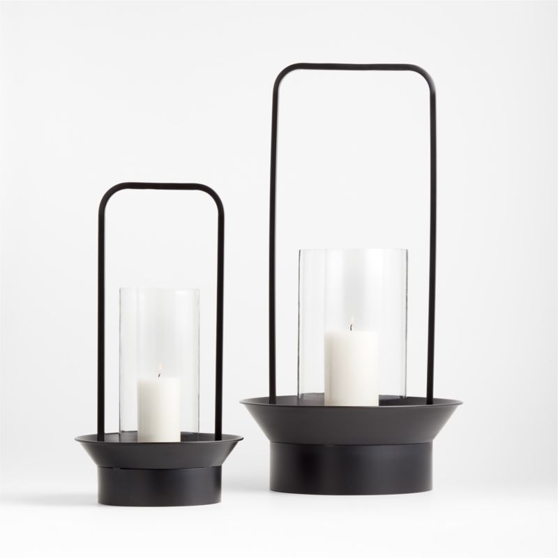 Morocco Black Metal Lanterns | Crate & Barrel | Crate & Barrel