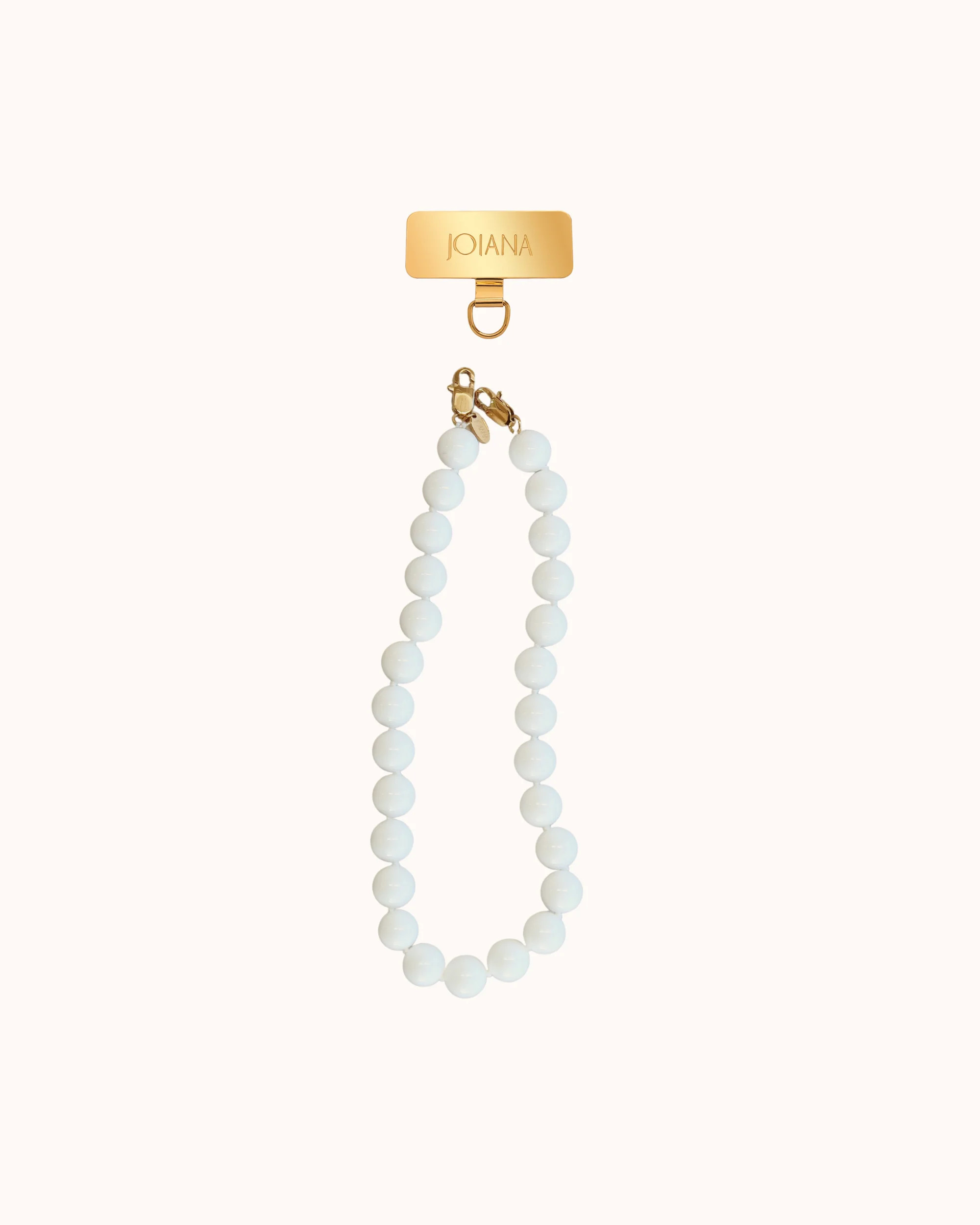 The Everywhere Phone Strap- Milky | Joiana Jewelry