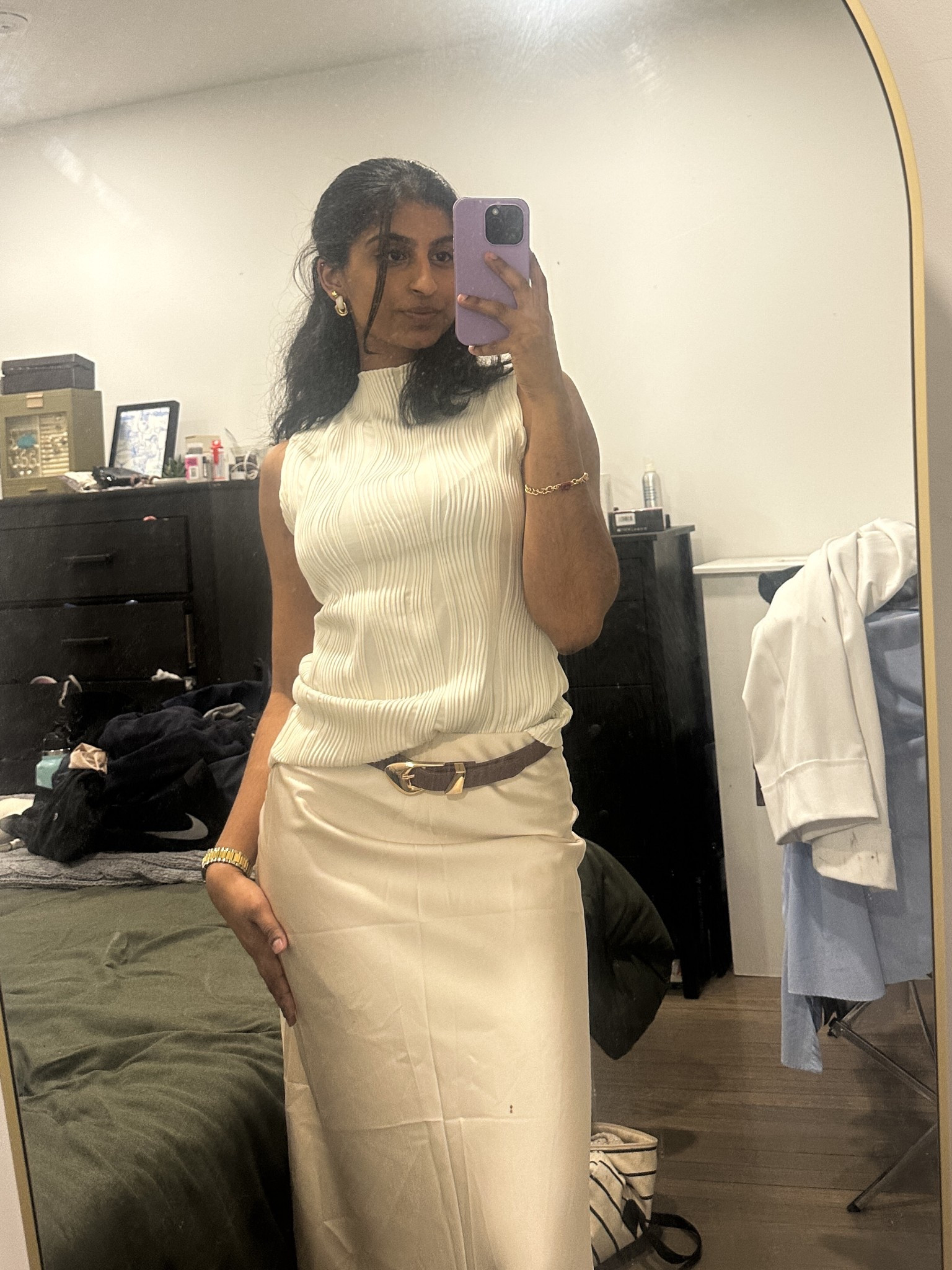 Night out to a fashion showww ❤️

Women’s night out outfit skirt satin maxi skirt ribbed top business casual belt

#LTKFindsUnder100 #LTKStyleTip
