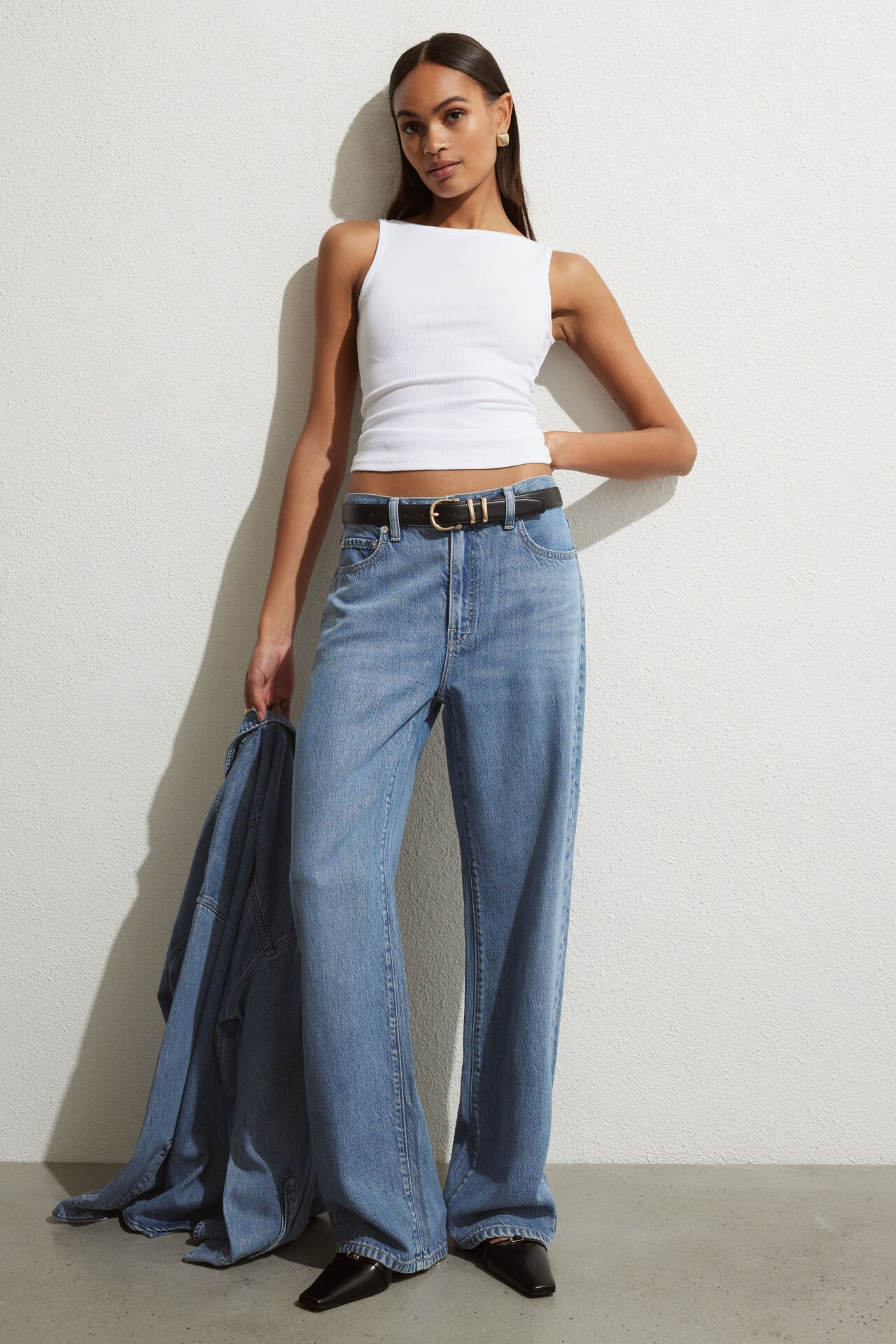 Sydney Baggy Straight Tencel™ Jeans | Dynamite Clothing