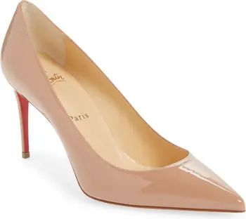 Christian Louboutin Kate Pointed Toe Patent Leather Pump (Women) | Nordstrom | Nordstrom