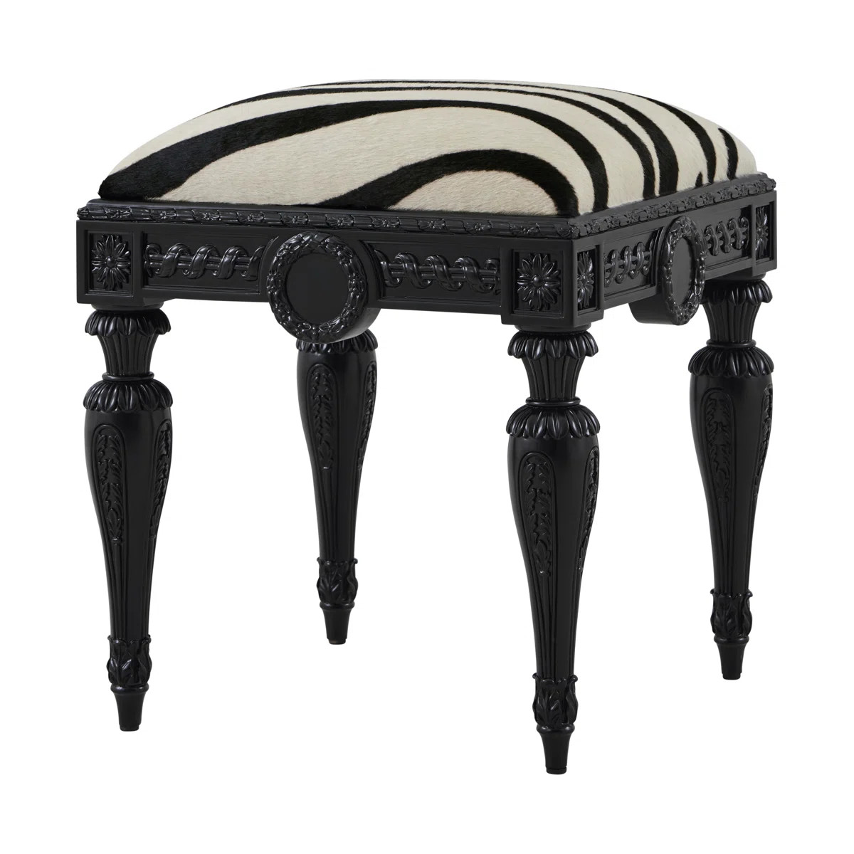 Spencer London Solid Wood Accent Stool | Wayfair North America