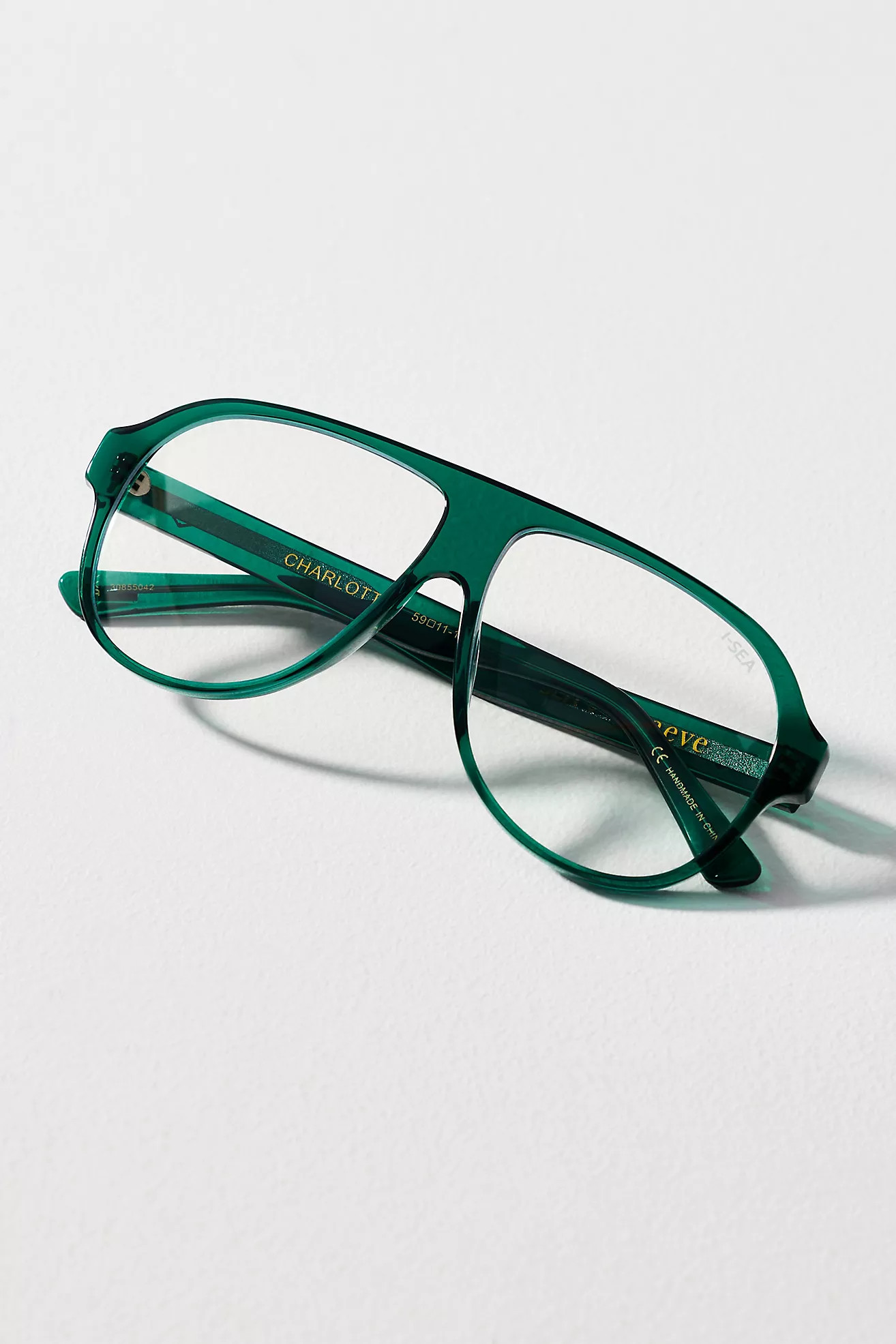 I-SEA Charlotte Polarized Aviator Readers | Anthropologie (US)