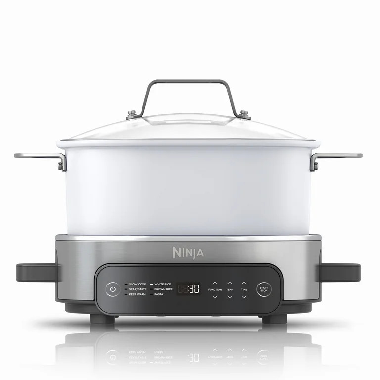 Ninja Foodi 6.5 qt Everyday PossibleCooker, Stainless Steel/White, Multi Cooker, Slow Cooker, MC1... | Walmart (US)