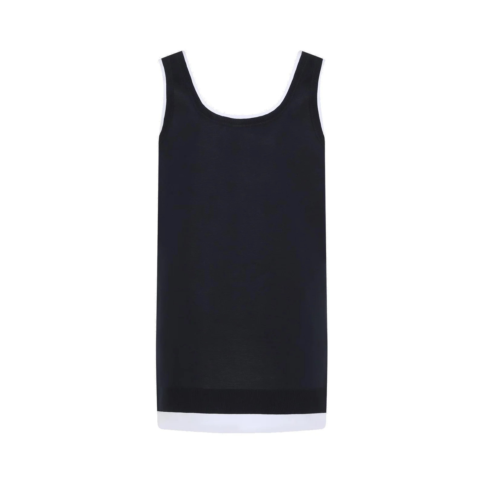 Miu Miu Logo-Embroidered Sleeveless Dress | Cettire Global