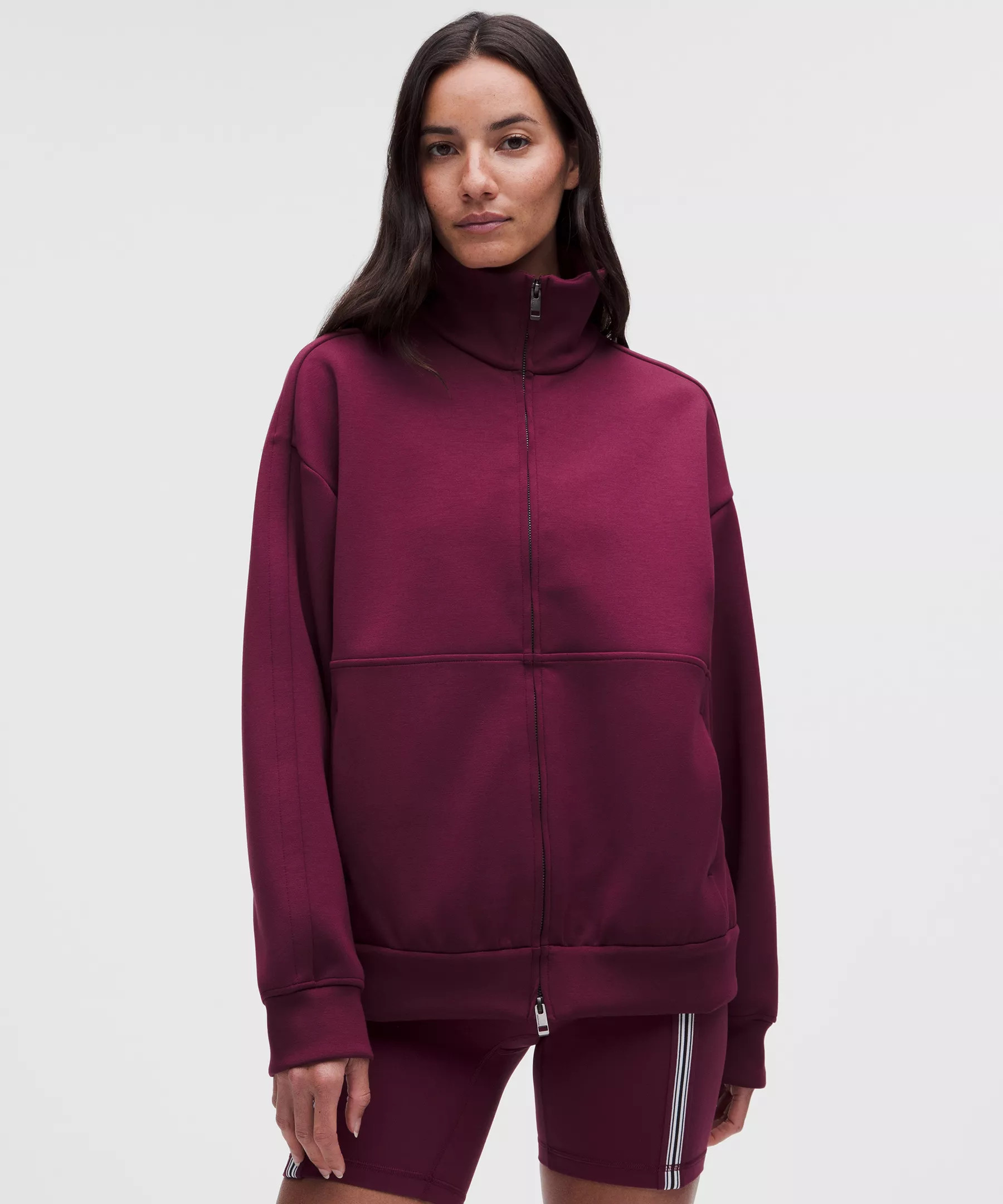 Smooth Spacer Oversized Full Zip | Women's Hoodies & Sweatshirts | lululemon | Lululemon (US)
