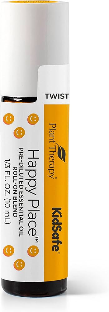 Plant Therapy KidSafe Happy Place Essential Oil Blend 10 mL (1/3 oz) Pre-Diluted Roll-On 100% Pur... | Amazon (US)
