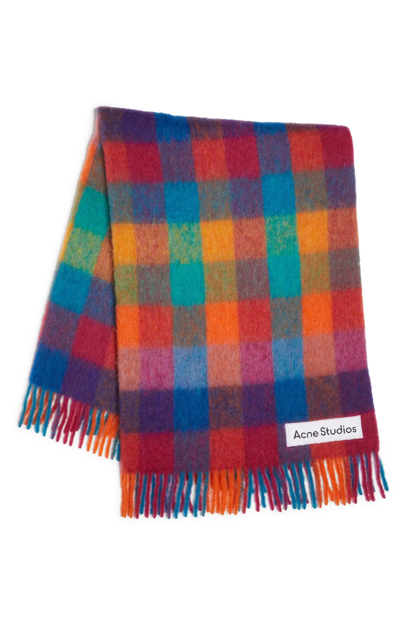 Acne Studios Vally Alpaca & Wool Blend Blanket Wrap | Nordstrom | Nordstrom