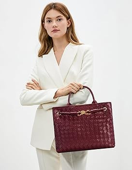 Woven Bag for Women, Small Tote Bag Hobo Bag Crossbody Bags PU Leather Handmade Woven Purses Gift... | Amazon (US)