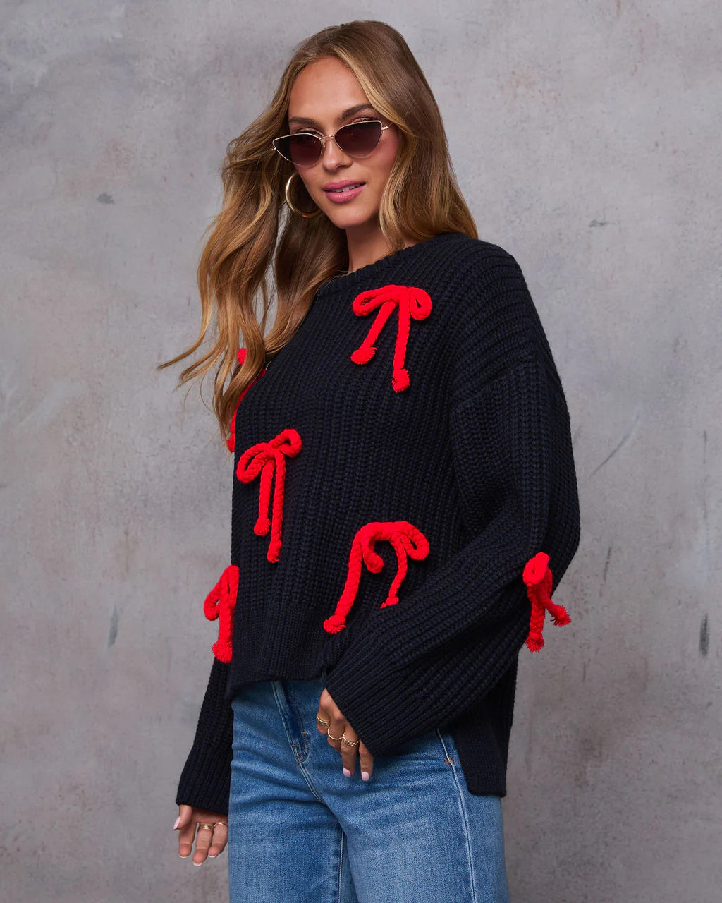 Sealed In Bow Detail Sweater | VICI
