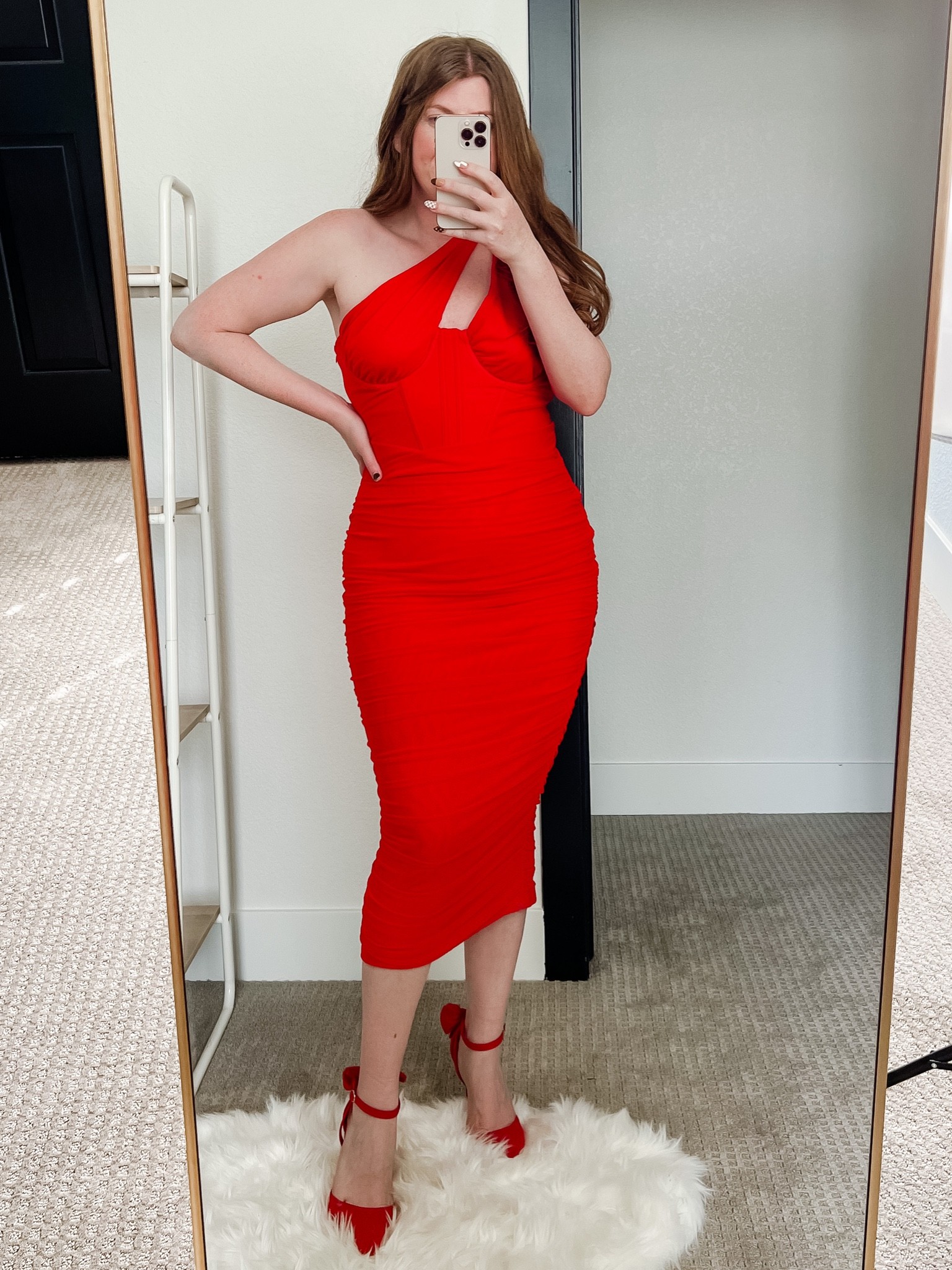 Holiday dress from amazon wearing size large. Red dress. Holiday outfit. Amazon dress. 

#LTKshoecrush #LTKHoliday #LTKstyletip