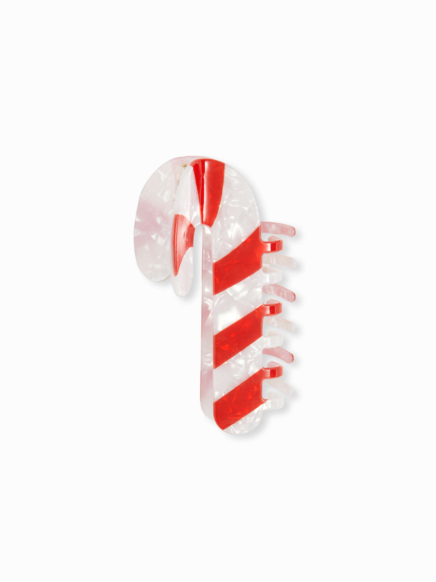 CANDY CANE SHAPED HAIR CLAW For Daily Casual Holiday | Cider
