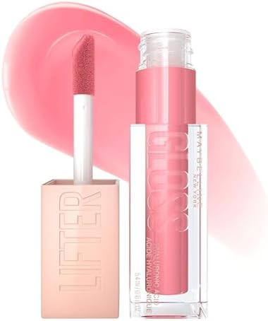 Maybelline New York Lifter Gloss Hydrating Lip Gloss with Hyaluronic Acid, Gummy Bear, Sheer Ligh... | Amazon (US)