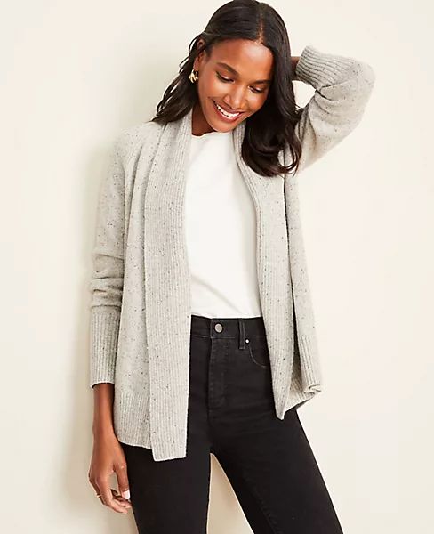 Shawl Collar Open Cardigan | Ann Taylor (US)