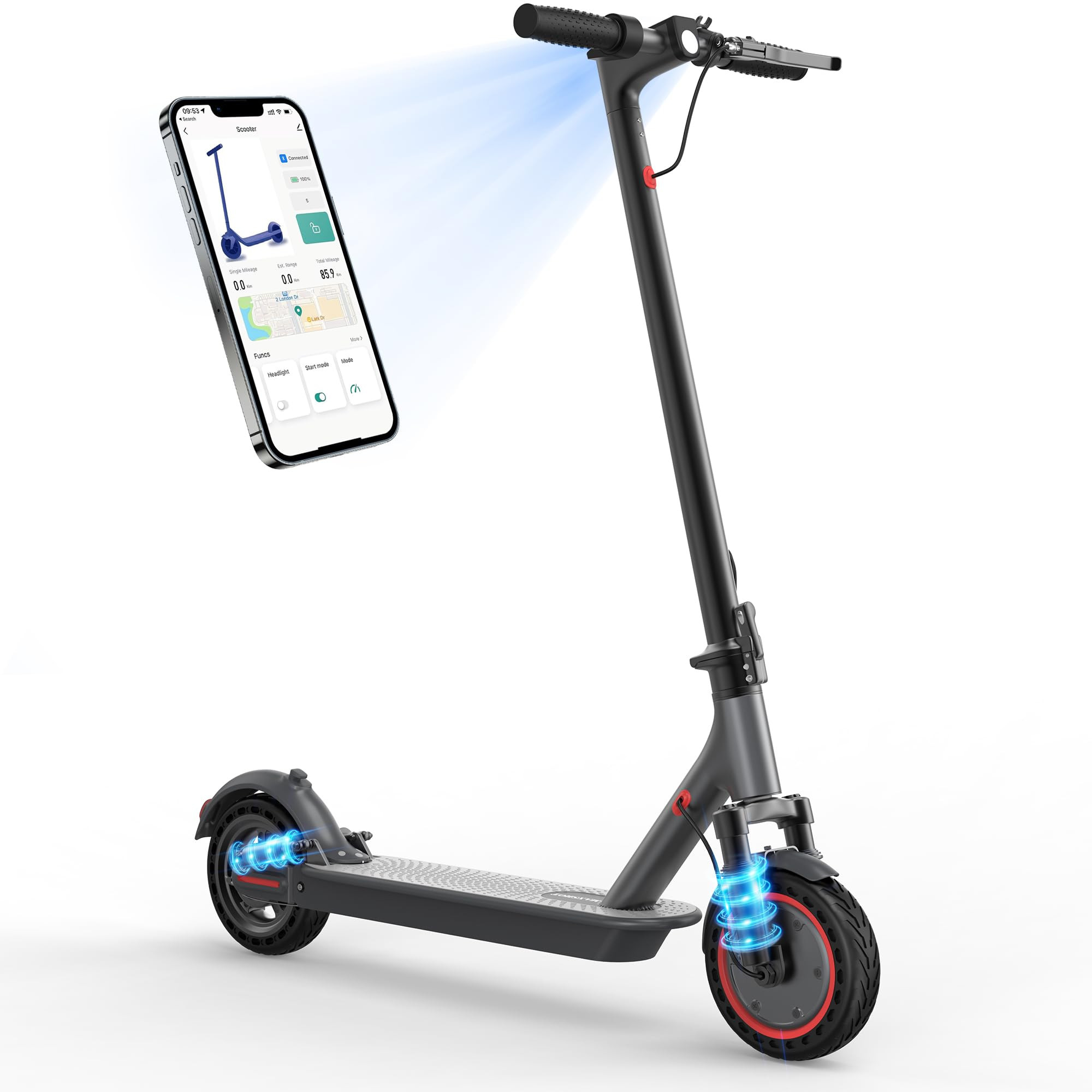 MAXSHOT Electric Scooter for Adults, 8.5/10/14" Tires, 19/22Mph, 350W/500W Motor, 21-28 Miles Ran... | Amazon (US)