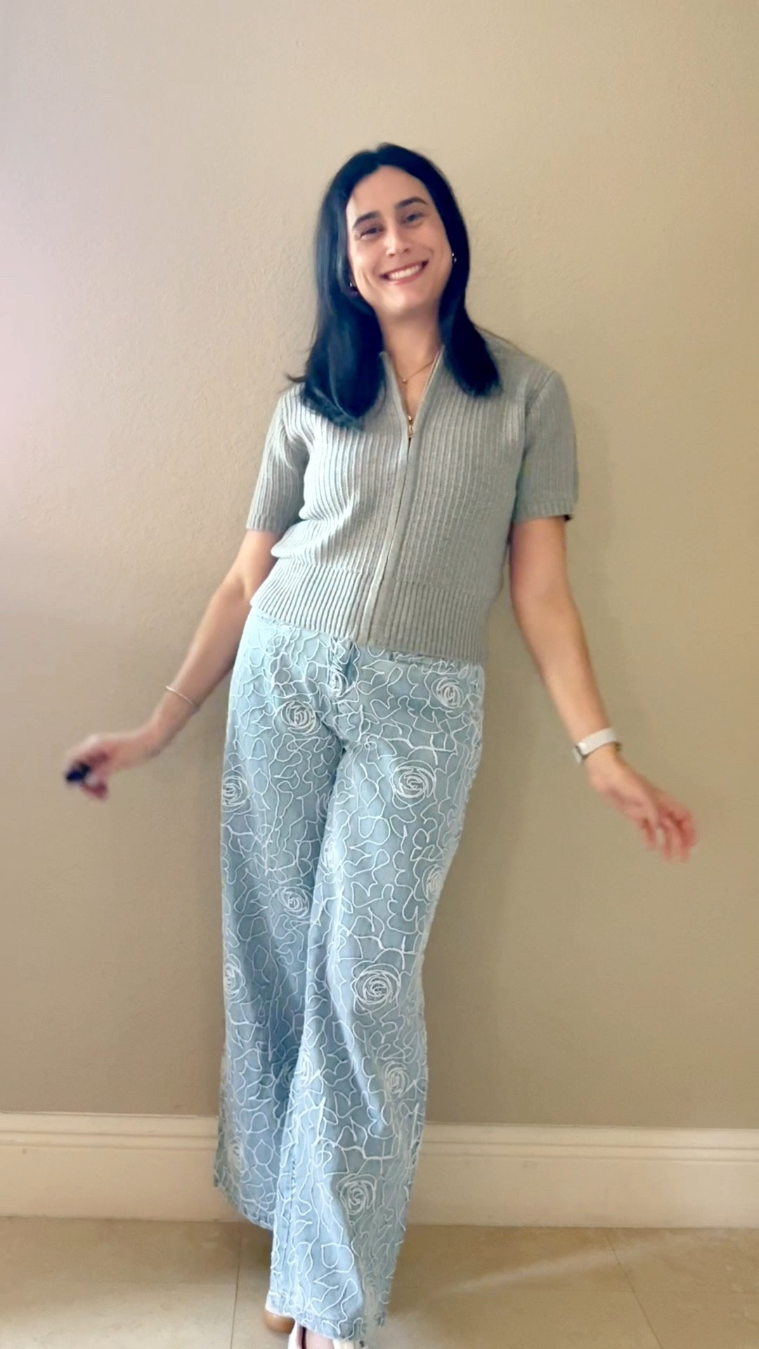 Let’s chat 💬 

Here are all the details you need to know about this outfit from @VICI. I bought my usual size medium in both the top and pants and they fit well. The pants are a bit more rigid at the waist so keep that in mind if you’re in between sizes. 

Find more like this in my Everday Style collection, save for spring outfit inspo, and follow for more 🤍

spring outfits • spring outfits ideas • casual spring outfit • floral jeans • floral pants • women’s jeans • women’s pants 

#LTKSaleAlert #LTKootd #LTKstorytime