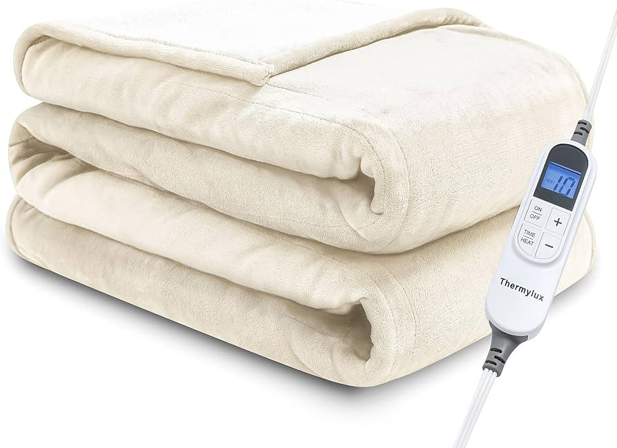 Electric Blanket Full 72"x84" Heated Electric Blankets 10 Heating 12 Time Settings Levels 8 Hours... | Amazon (US)