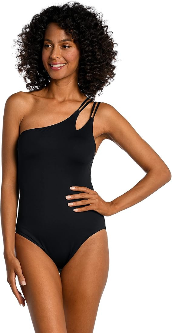 La Blanca Women's Standard Island Goddess Strappy Shoulder One Piece Swimsuit | Amazon (US)