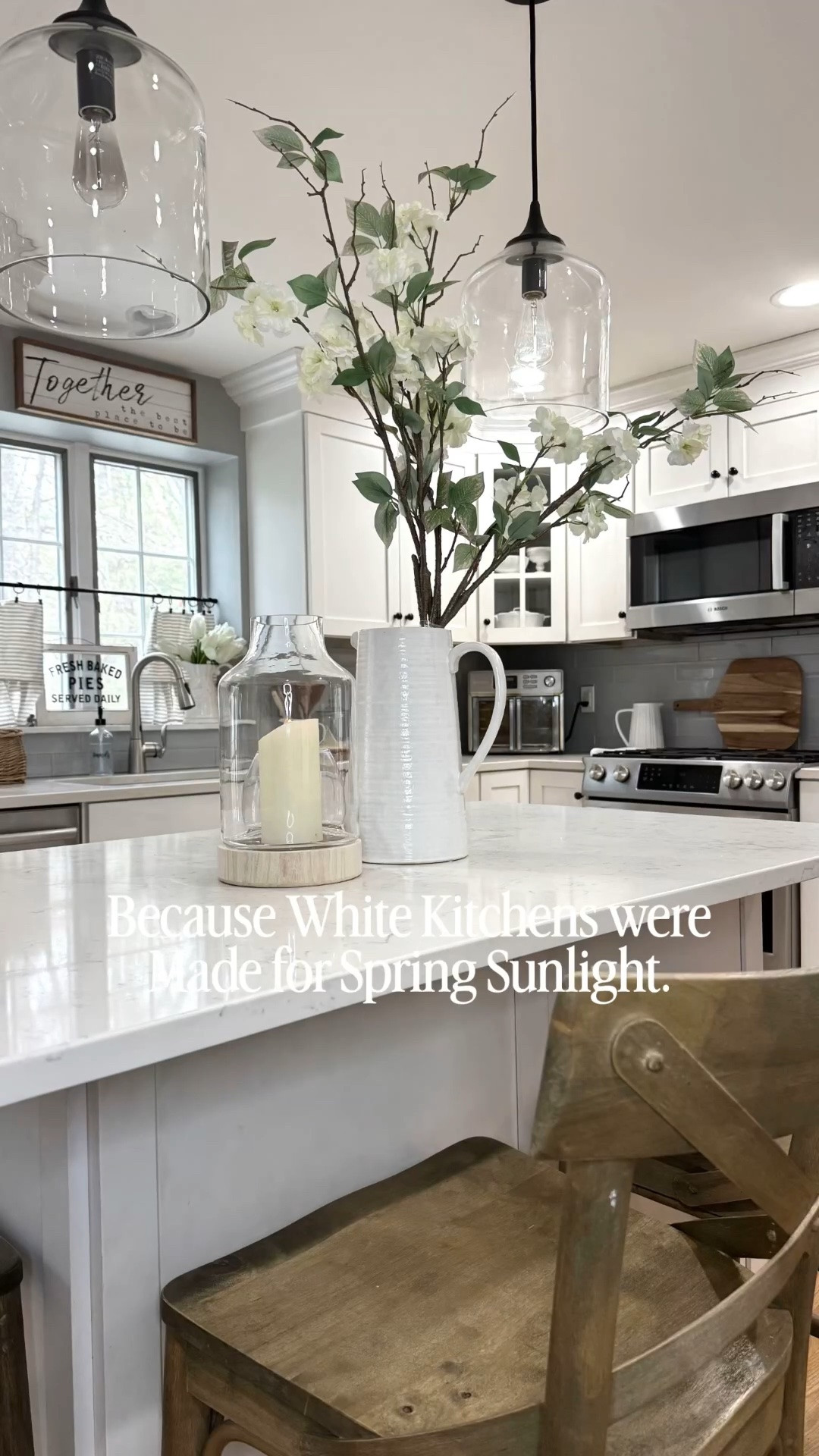 A white kitchen in the morning spring sunlight just hits different.

#LTKHome