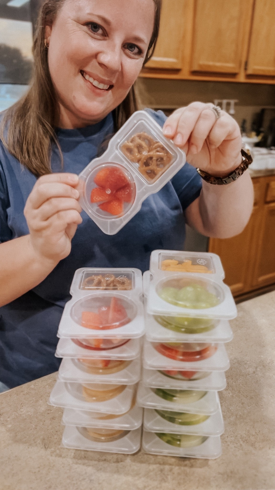 Little snack containers with two compartments! So great for stocking the fridge with snacks for school and activities  

#LTKHome #LTKFamily #LTKKids