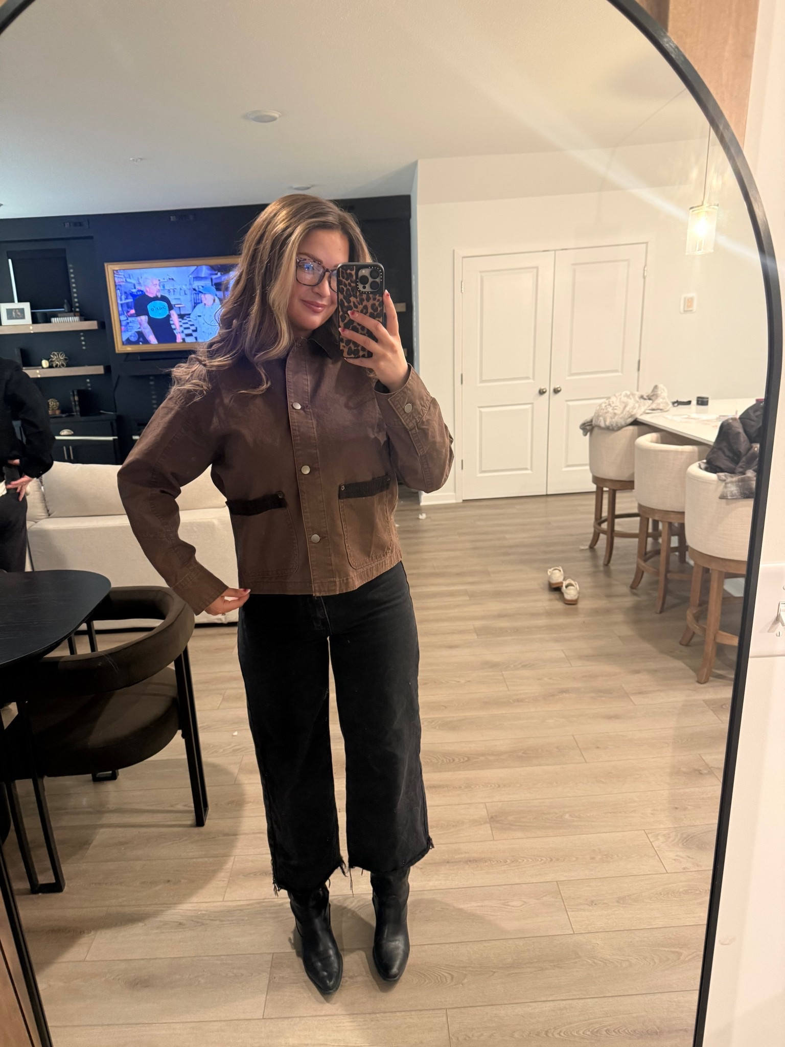 New jacket from Old Navy! 🤎 Jeans and boots are from Amazon! 🔗

#LTKSaleAlert #LTKgrwm #LTKootd