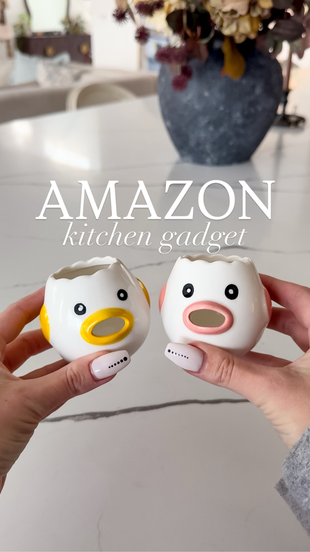 These little glass chick egg separators quickly and easily separate the yolks from the egg whites! 🐣🍳

#amazongadgets #kitchengadget #asmr #thesistershoppers #amazon 

#LTKmorningroutine #LTKmomlife #LTKHome