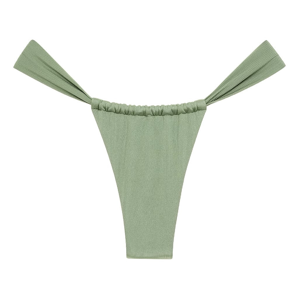 Sage Green Rib Sandra Bikini Bottom | Montce