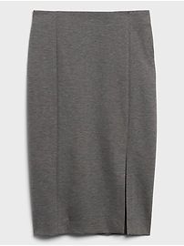 Petite 24-Hour Ponte Pencil Skirt | Banana Republic (US)