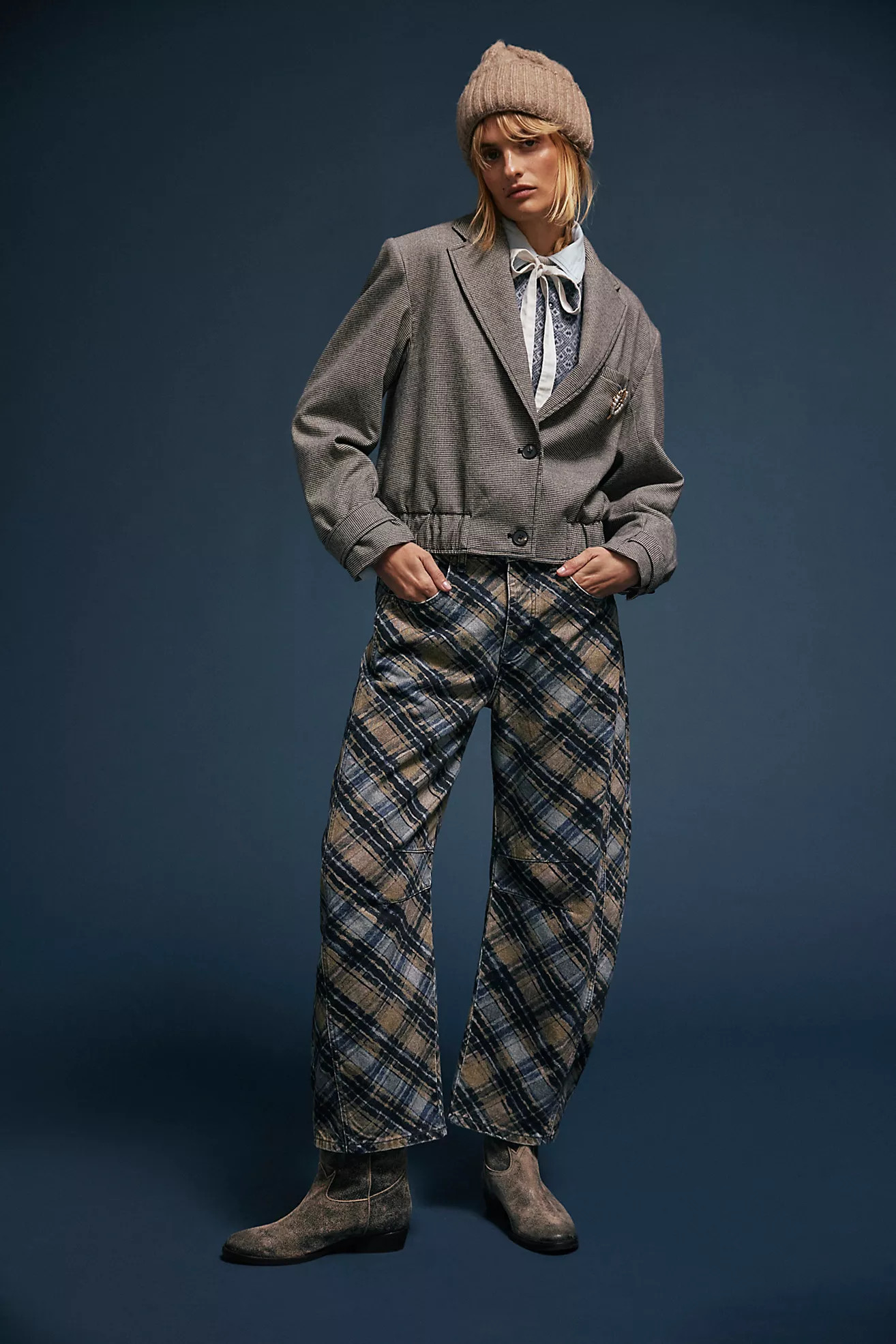 We The Free Good Luck Printed Barrel Jeans | Free People (Global - UK&FR Excluded)