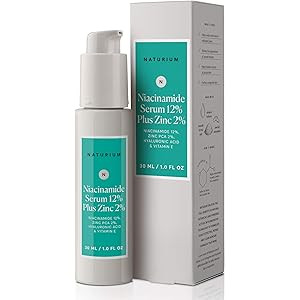 Niacinamide Serum 12% Plus Zinc 2% - 1oz from Naturium - Face moisturizer serum - Anti Aging Skin... | Amazon (US)