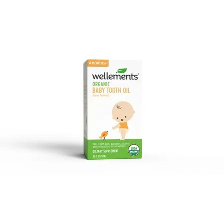 Wellements Organic Baby Tooth Oil .5 Oz | Walmart (US)