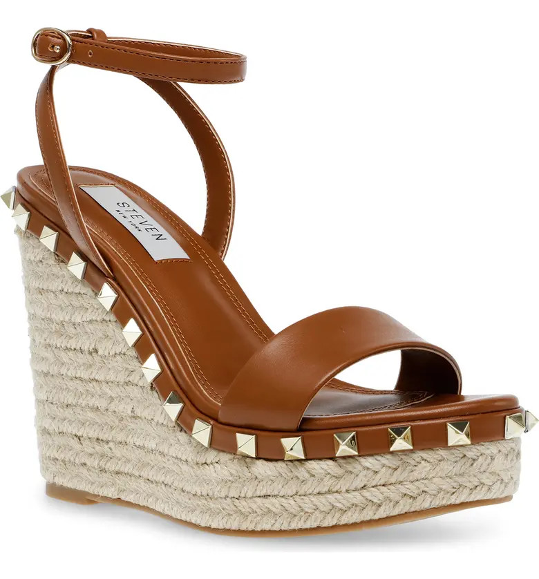 STEVEN NEW YORK Shells Studded Espadrille Wedge Sandal | Nordstromrack | Nordstrom Rack