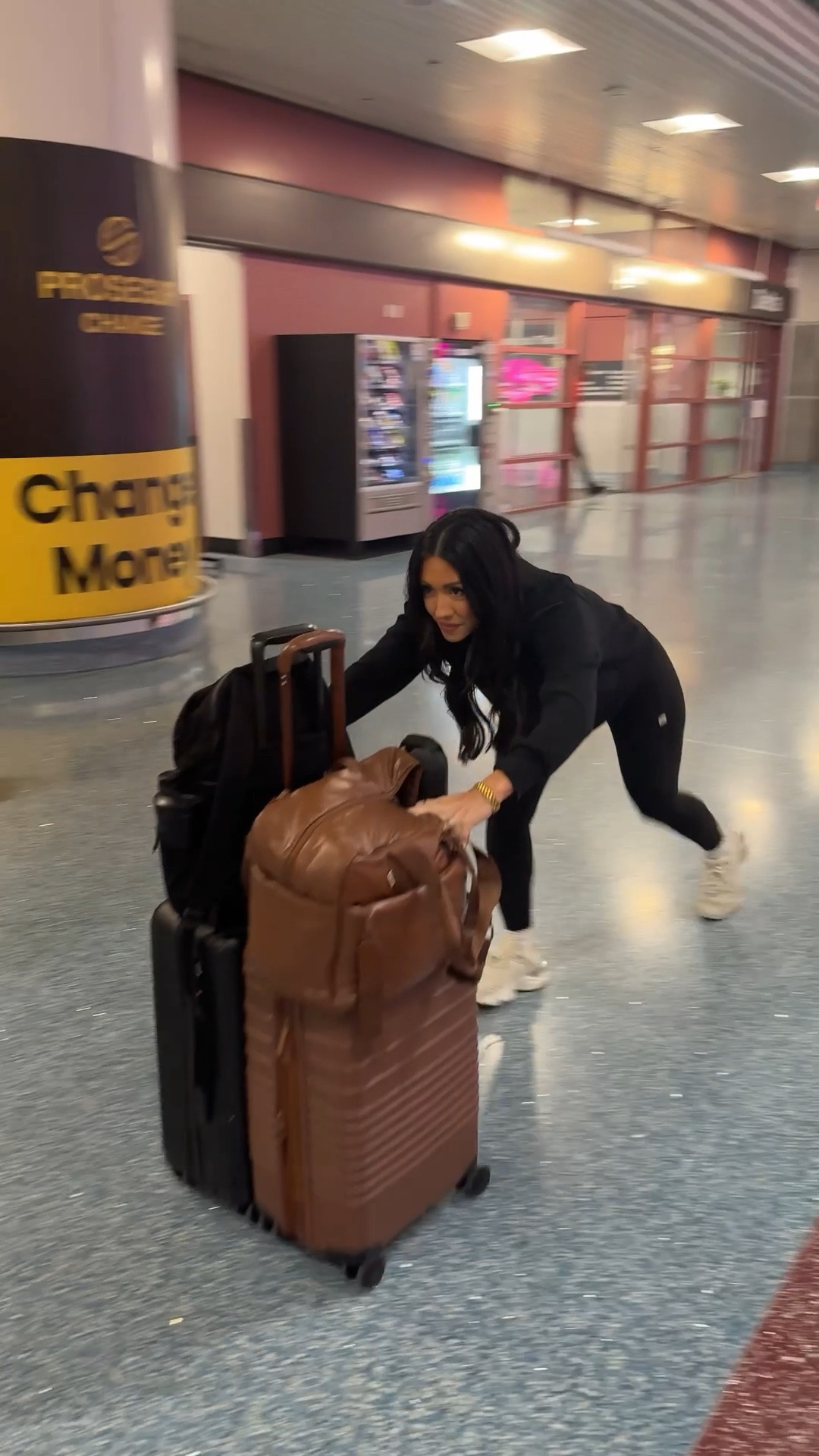 Let’s Hyrox! Sharing our travel outfits for today 
Beis luggage 
Men’s adidas training hoodie
Men’s adidas joggers 
Adidas evo
Spanx hoodie 
@Spanx @Vuori US leggings 
@adidas 

#LTKfitnessgoals #LTKdayinmylife #LTKMens