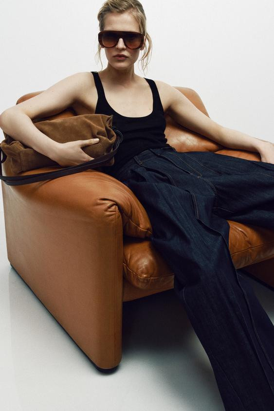 EMBROIDERED BEADED POUCH BAG | Zara US