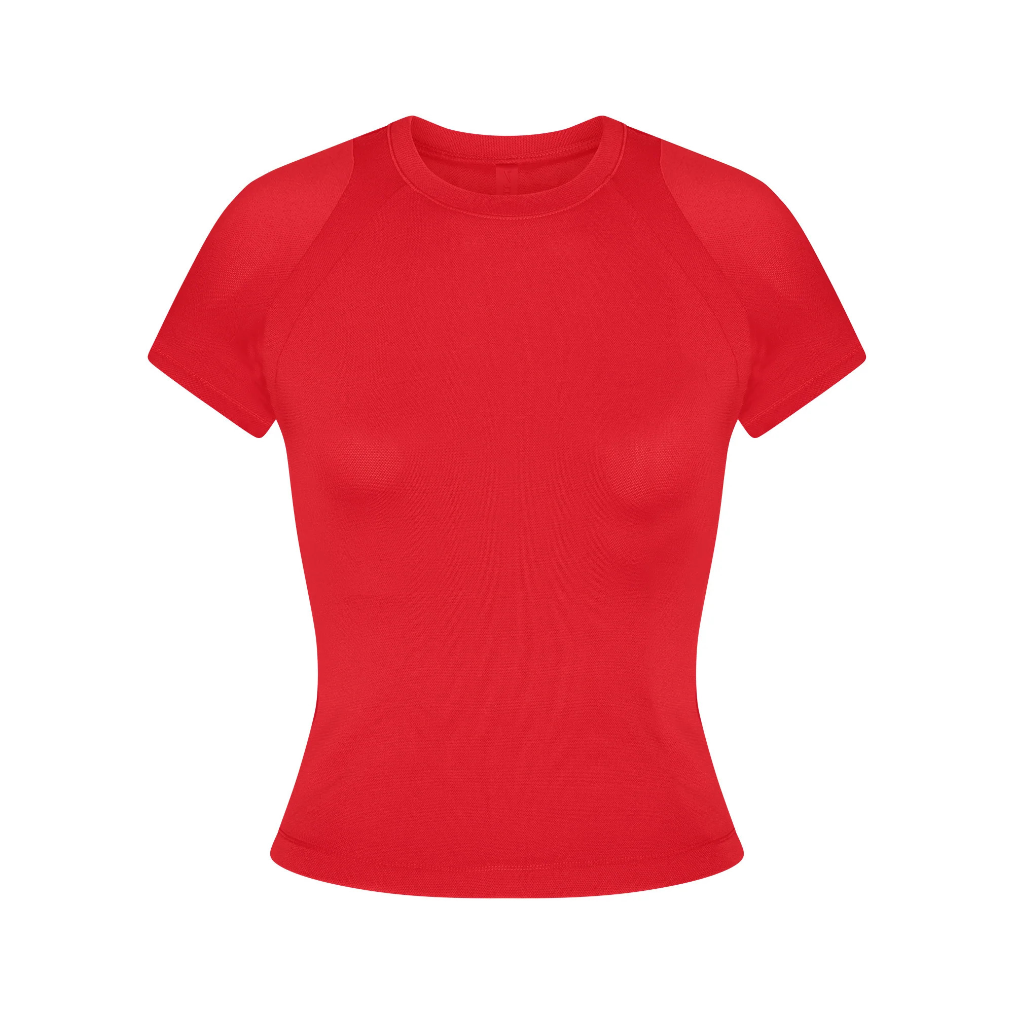 NikeSKIMS AIRY BABY TEE | RUBY | SKIMS | SKIMS (US)