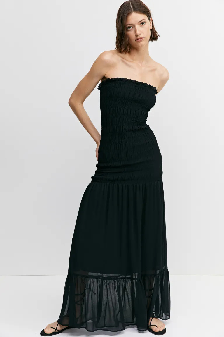 Smocked bandeau dress | H&M (UK, MY, IN, SG, PH, TW, HK)