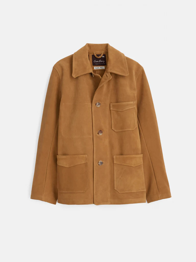 Owen Barry x Alex Mill Work Jacket in Suede | Alex Mill