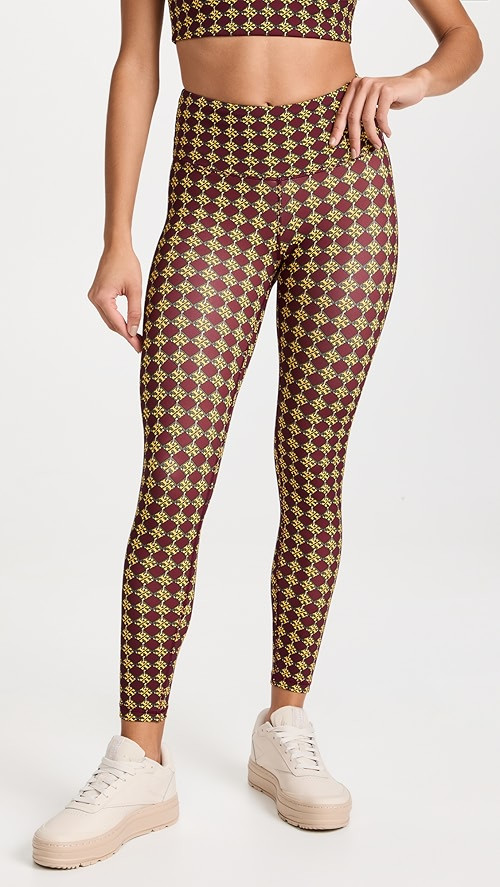 Tory Sport High-Rise Printed Weightless 7/8 Leggings | SHOPBOP | Shopbop