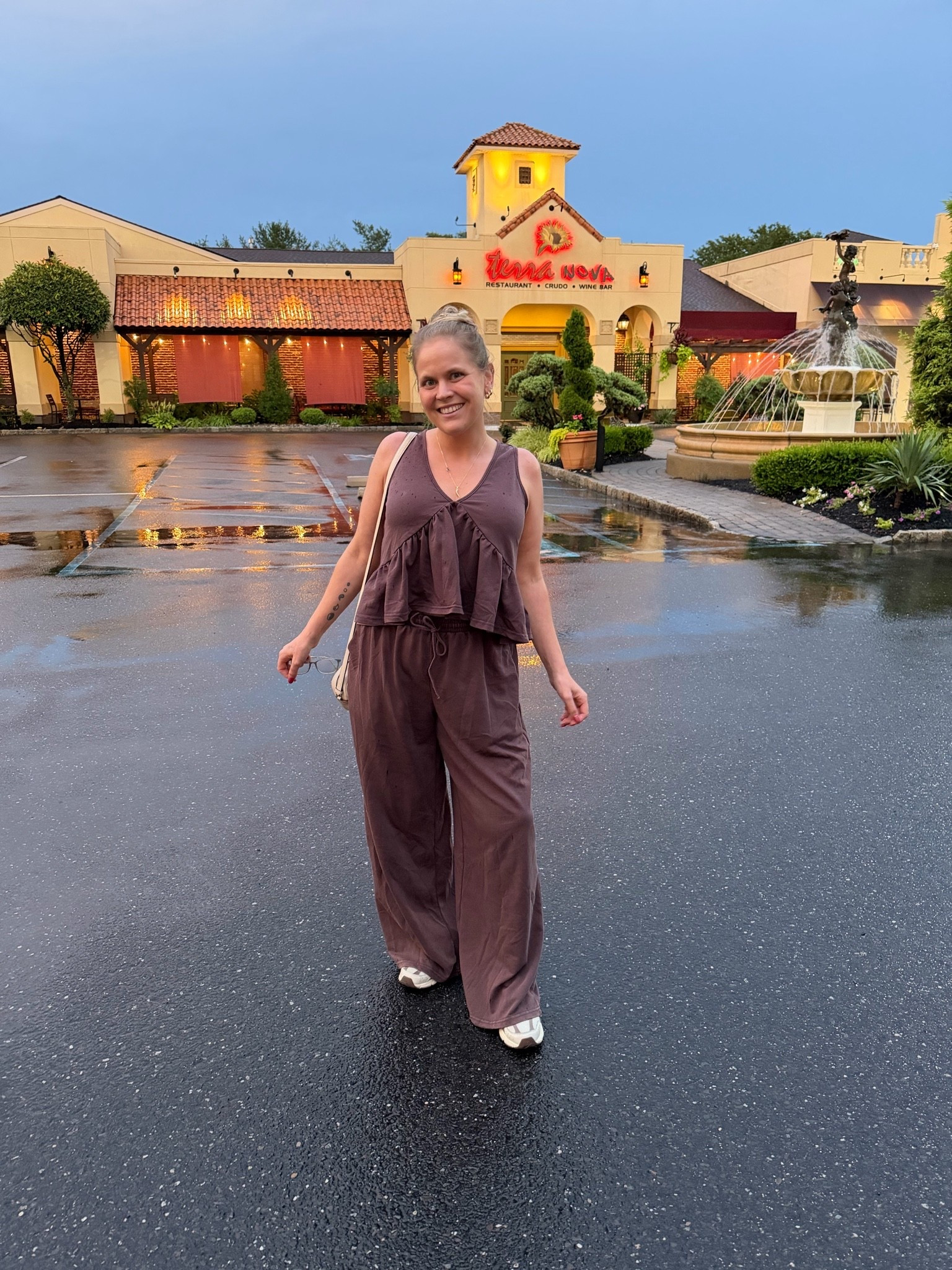 Summer out to dinner outfits 🤎
This sleeveless v neck vintage ruffle hem camisole & pants matching lounge sets are on sale under $36 and come in soo many colors!
Wearing a medium & the comfort level is unreal 🙌🏼

I can’t wait to bring this down the shore as a post beach vacation outfit - perfect for a night on the boardwalk !!!!


#LTKSummer #LTKWomens #LTKGirls #AmazonStyle #DateNightOutfit #SummerOutfitInspo #Under50 #AmazonFashion #AmazonFinds #AmazonStyle #AmazonOutfit #LoungeSet #TwoPieceSet #ComfyStyle #CasualChic #EverydayStyle #AffordableFashion #NeutralStyle #OOTDInspo #WeekendStyle #SummerStyle #FashionFinds

#LTKootd #LTKSaleAlert #LTKMidsize