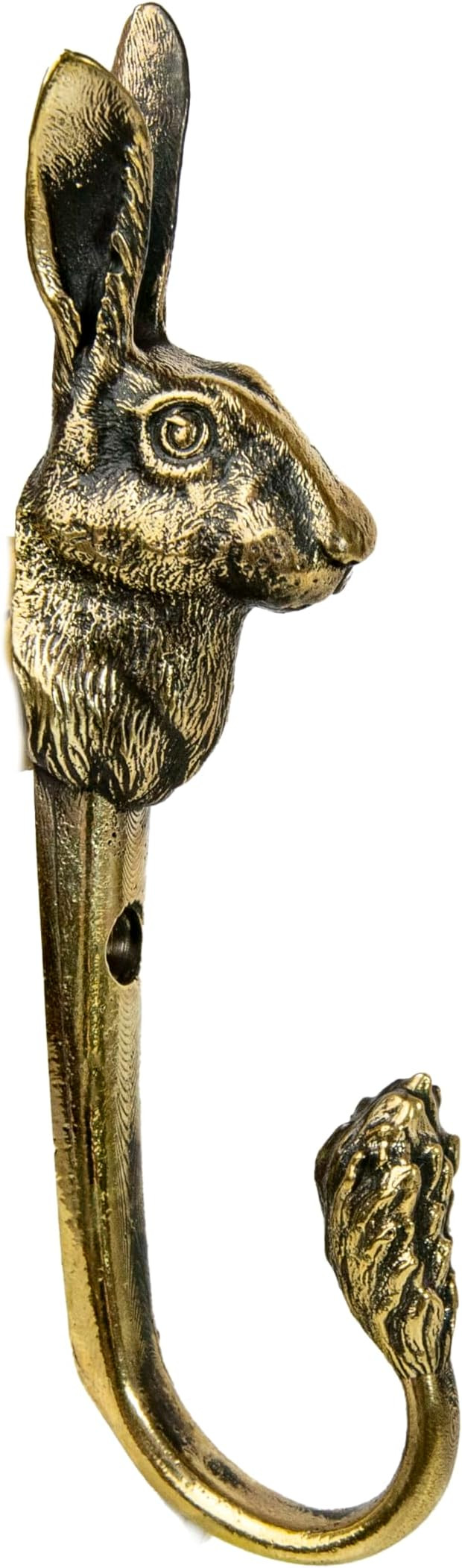 Forest Hare Handmade Brass Wall Hook – Unique Decorative Wall Mount Hook for Coats, Towels, Hat... | Amazon (US)