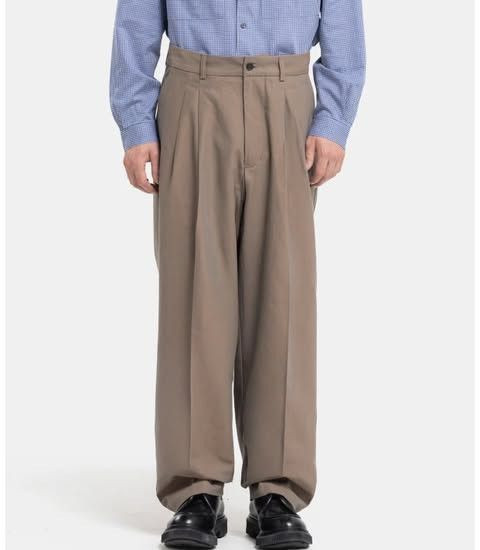 Still By Hand Still by Hand Deep Tuck Pressed Pants in Olive | Grailed | Grailed