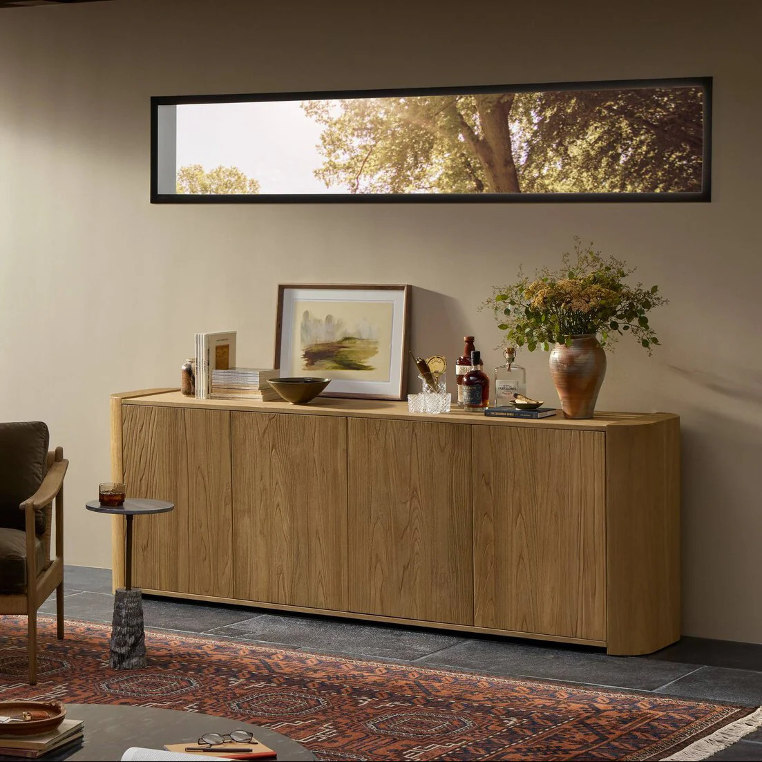 Four Hands Radius Sideboard in Light Blonde Sungkai Veneer | The Addison West