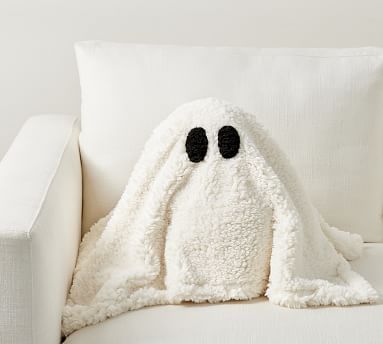 Gus Ghost Sphere Pillow | Pottery Barn (US)