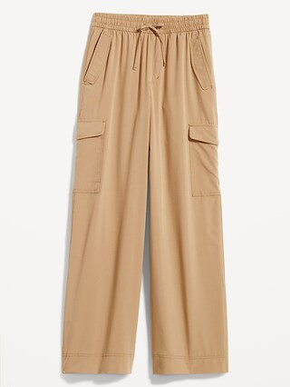 High-Waisted StretchTech Cargo Wide-Leg Pants for Women | Old Navy (US)