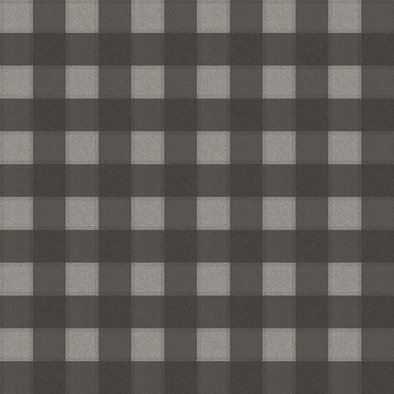 Global Fusion Checkered Plaid 32.8' L x 21" W Smooth Wallpaper Roll | Wayfair North America