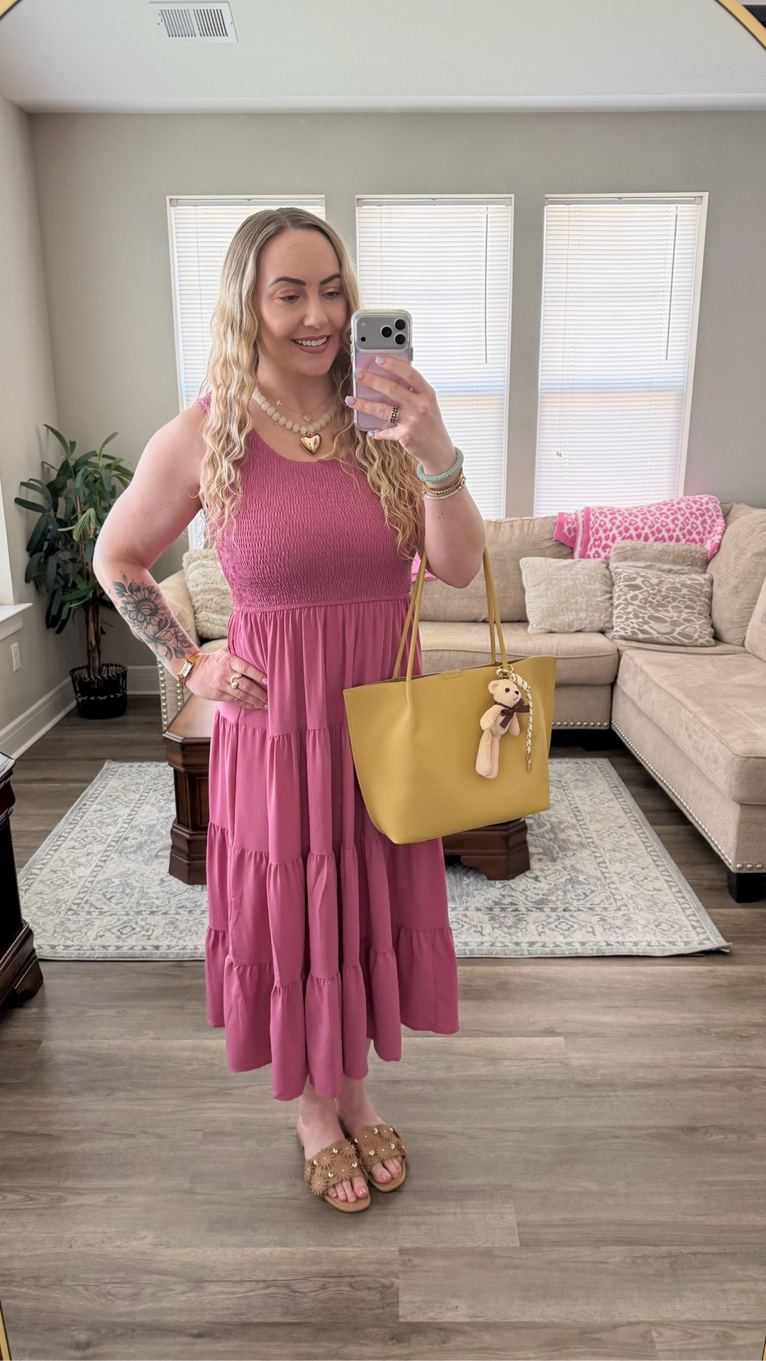Day 2 of my Amazon spring dress series and this color?? 😍🌸

The fit on this one is SO flattering with the smocked top + flowy tiered skirt comfortable, easy, and still looks put together without even trying.

This is one of those throw on and go dresses you’ll reach for when you don’t know what to wear but still want to feel cute 🤍

Perfect for: brunch, baby showers, church, vacation, date night, or just an everyday spring outfit. 

#styleinspiration #springdress #amazonfashionfinds #ootdfashion #springoutfit



#LTKSeasonal #LTKTall #LTKootd