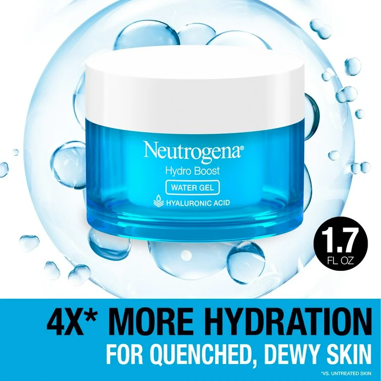 Neutrogena Hydro Boost Water Gel Face Moisturizer Lotion with Hyaluronic Acid, 1.7 oz | Walmart (US)