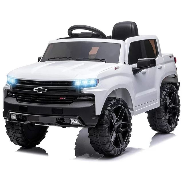 Funtok Licensed Chevrolet Silverado 12V Kids Electric Powered Ride on Car with Remote Control and... | Walmart (US)