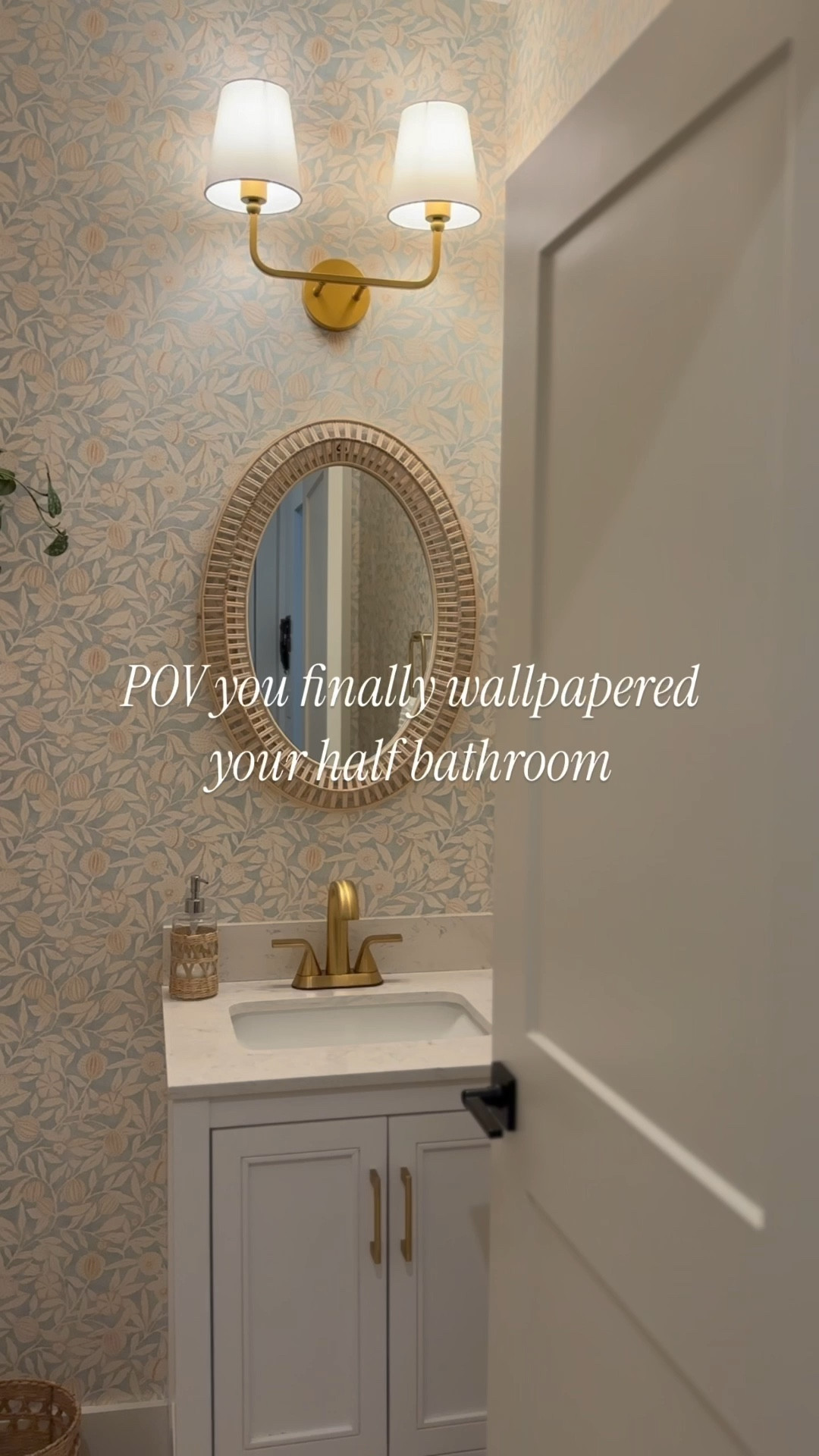 Half bath wallpaper, bathroom wallpaper, half bath

Wallpaper is Eleanor in blue by North & Finch

#LTKHome #LTKSaleAlert #LTKFamily