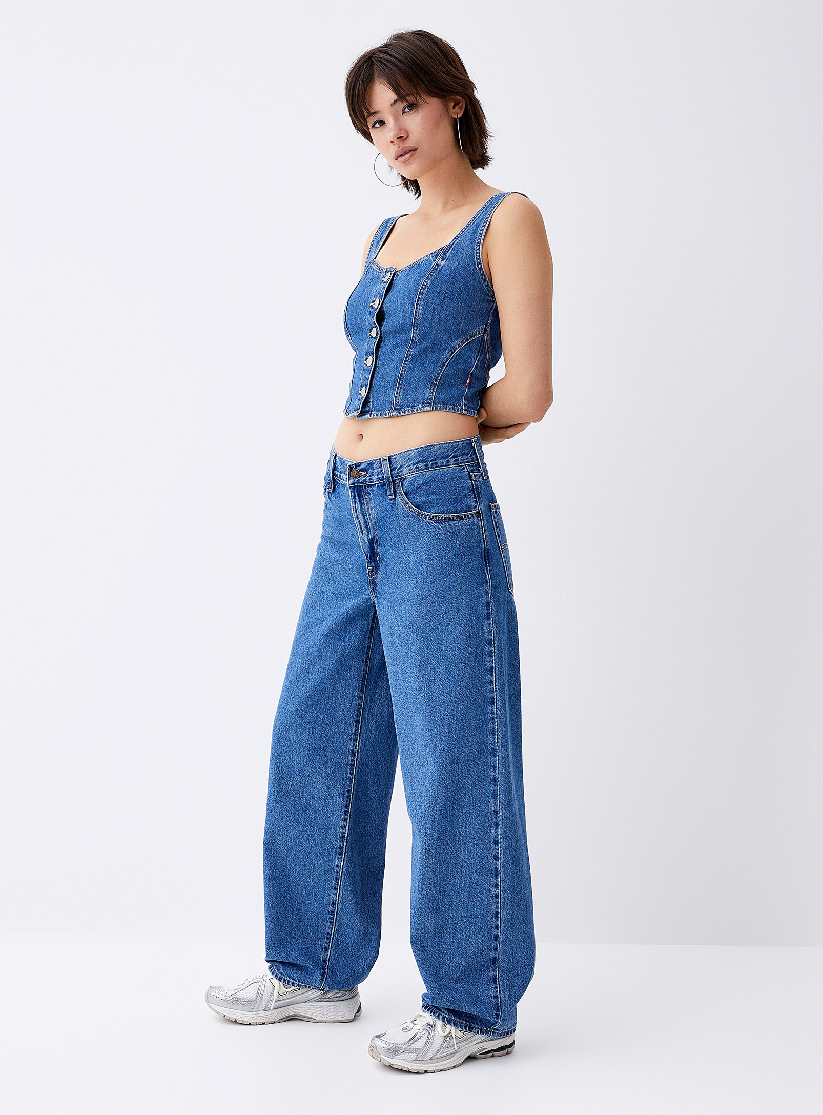 Levi's - Baggy dad jean (Women, Blue, 31) | Simons